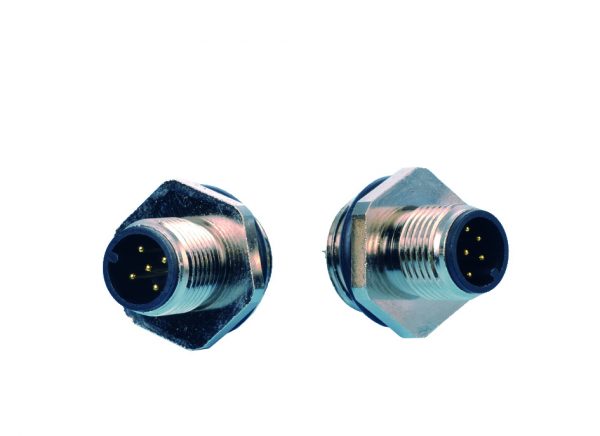 M12 Male Panel Mount Connector - WMP