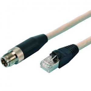 M12 X-Code To RJ45 Cable - CBLWE45