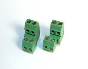 Dual Level  Right and Left Screw Terminal Blocks - TBBJ-3.81